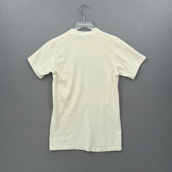 VINTAGE  Far Side Larsen Short Sleeve Tee Mens S White Natural History Museum - Picture 2 of 11